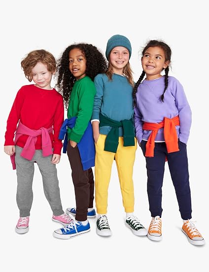 Primary Kids Jogger Sweatpants – Cotton French Terry