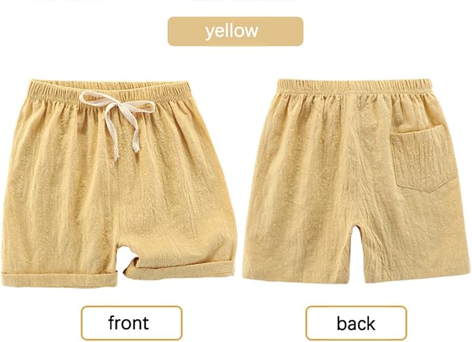 Toddler Boys & Girls Shorts – 4-Pack