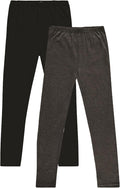 Toddler & Girls Cotton Spandex Leggings – 5-Pack