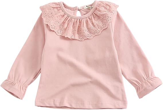 Girls Cotton Ruffle Sleeve Midi Dress