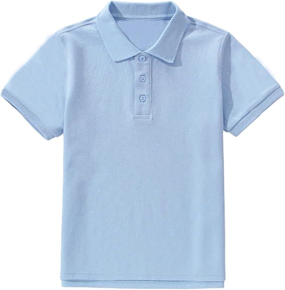 Boys & Girls Short Sleeve Pique Polo Shirt
