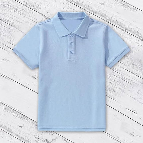 Boys & Girls Short Sleeve Pique Polo Shirt